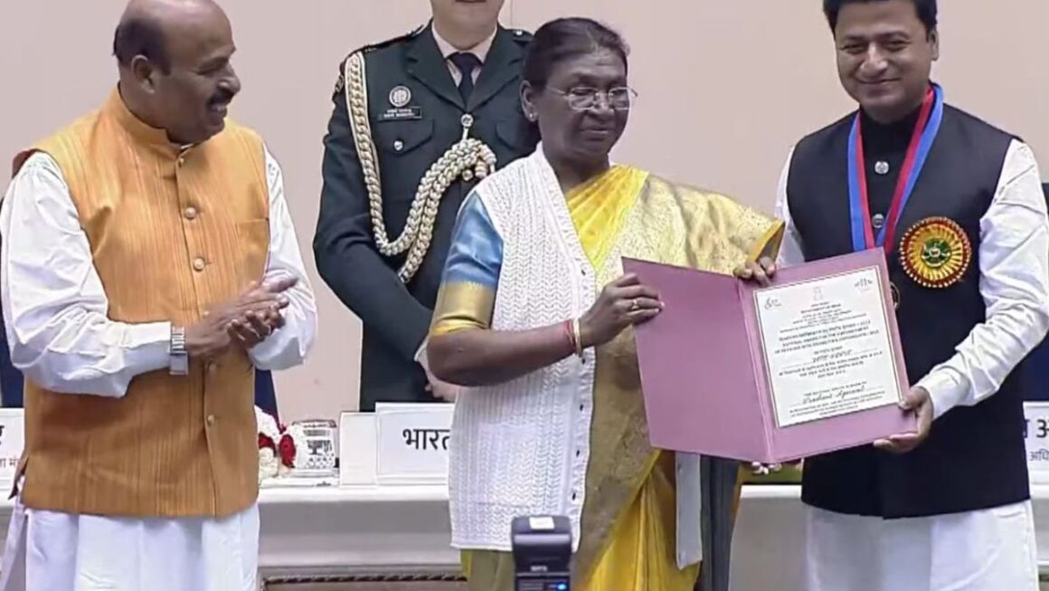 Narayan Seva Sansthan’s President Prashant Agrawal Honored with the National Award for ‘Best Personality- Empowerment of Differently-abled’ by President