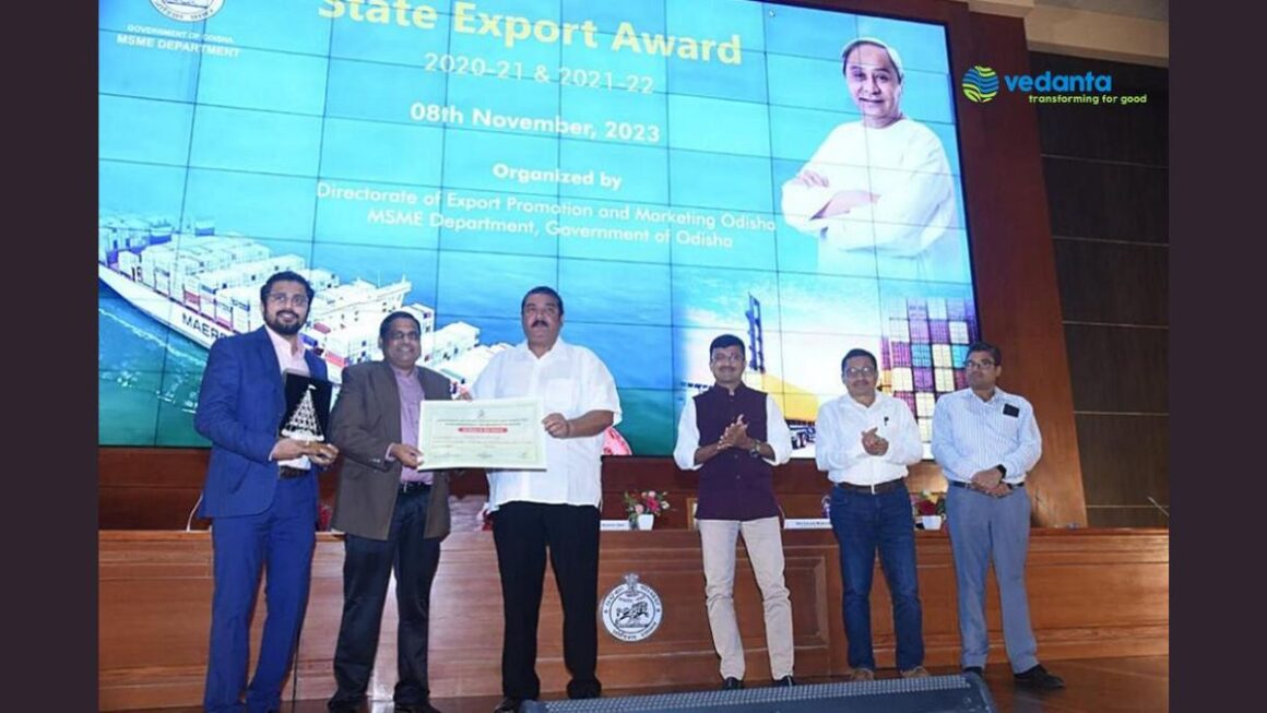 Vedanta Aluminium Bags ‘Best Exporter Award’ from Govt of Odisha